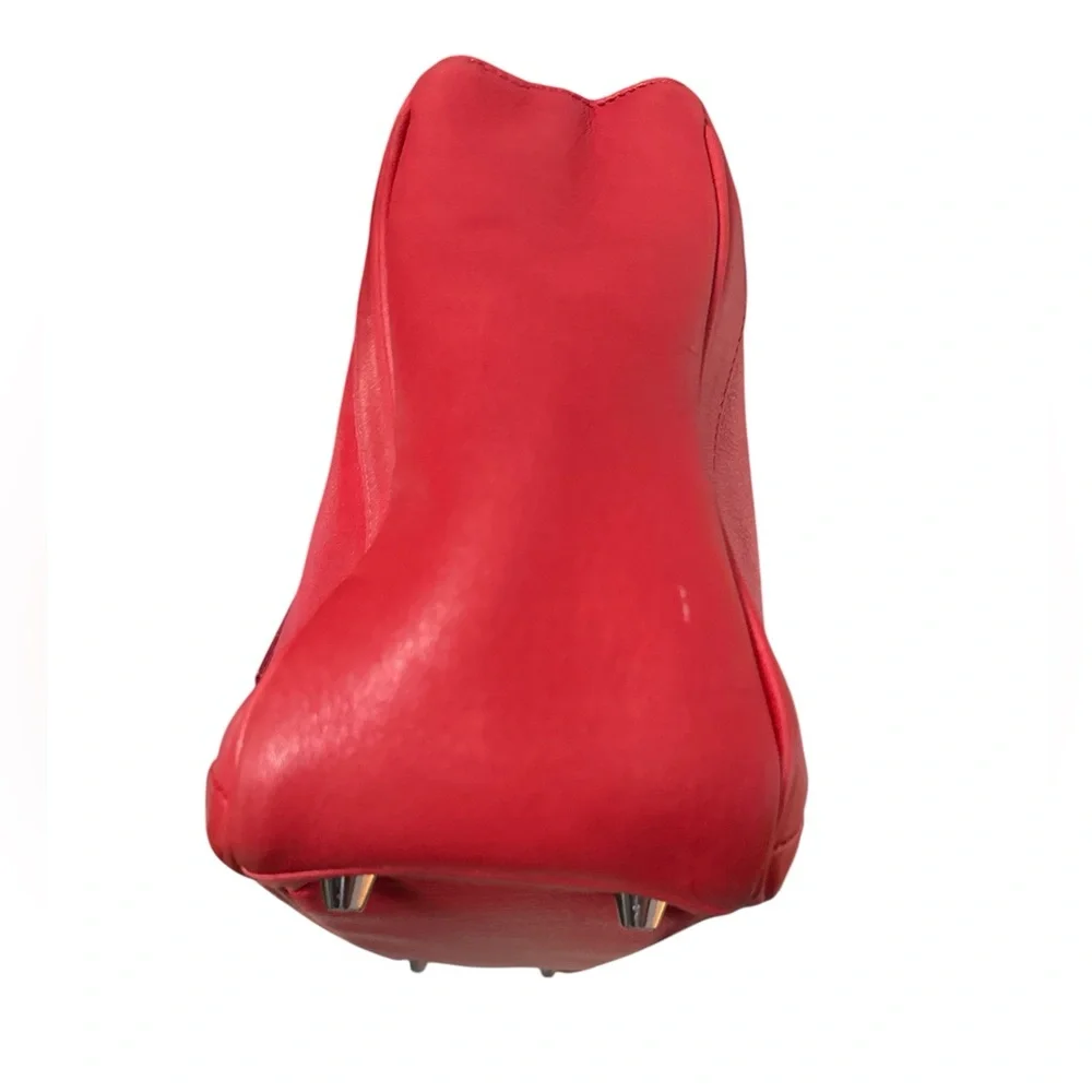 Vintage Coach Red Leather Tote Bag Good Condition
